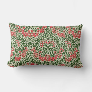 William Morris Vintage Gänseblümchen Blumen Rosa G Lendenkissen