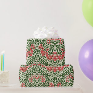 William Morris Vintage Gänseblümchen Rosa Grün Geschenkpapier