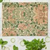 William Morris vintage Geißblatt Blumenmuster Geschirrtuch (Gefaltet)