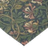 William Morris vintage Geißblatt-Blumenmuster Tischdecke (Schrägansicht)