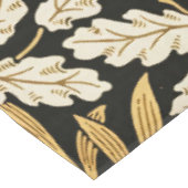 William Morris Vintage Gold Schwarz Eichenmuster Tischdecke (Schrägansicht)