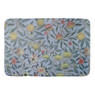 William Morris Vintage Granatapfel Fruchtmuster Badematte