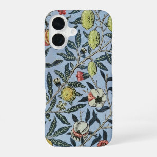 William Morris Vintage Granatapfel Fruchtmuster iPhone 16 Hülle