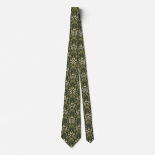 William Morris Vintage-Heckenkirchen-Blumenmuster Krawatte