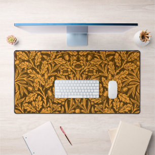 William Morris Vintage Herbst Gold Eichenmuster Schreibtischunterlage