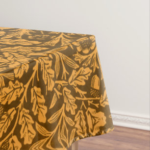 William Morris Vintage Herbst Gold Eichenmuster Tischdecke