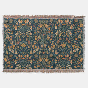 William Morris Vintage-Hibiskus-Blumenmuster Decke