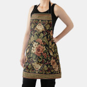 William Morris Vintage-Himbeerblüten-Muster Schürze (InSitu)
