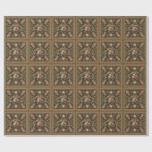 William Morris Vintage-Honeysuckle-Blumenmuster Geschenkpapier (Flach)