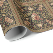 William Morris Vintage-Honeysuckle-Blumenmuster Geschenkpapier (Rolleneckpunkt)