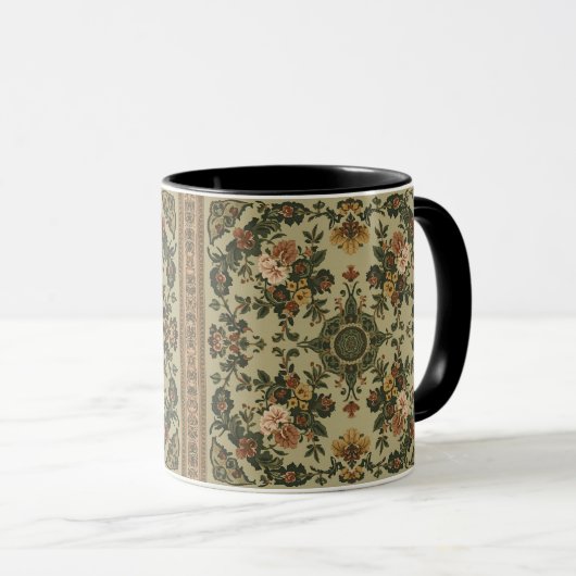 William Morris Vintage-Honeysuckle-Blumenmuster Tasse (VorderseiteRechts)