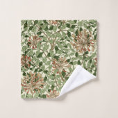 William Morris Vintage Honeysuckle-Muster Badhandtuch Set (Waschlappen)