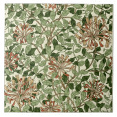 William Morris Vintage-Honeysuckle-Muster Fliese (Vorderseite)