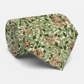William Morris Vintage-Honeysuckle-Muster Krawatte (Gerollt)