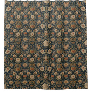William Morris vintage Honigkraut Blumenmuster Duschvorhang