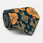 William Morris vintage Honigkraut Blumenmuster Krawatte (Gerollt)