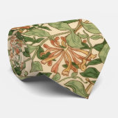 William Morris vintage Honigkraut Blumenmuster Krawatte (Gerollt)