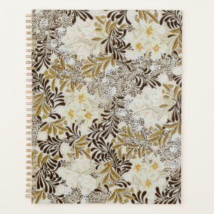 William Morris Vintage Hyazinthe Blumenmuster Art  Planer