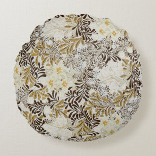William Morris Vintage Hyazinthe Blumenmuster Art Rundes Kissen