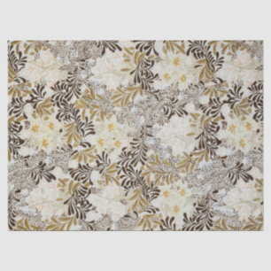 William Morris Vintage Hyazinthe Blumenmuster Art  Seidenpapier