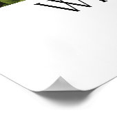 William Morris Vintage Katze im Dschungel Poster (Ecke)