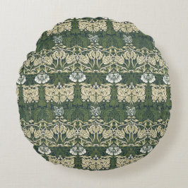 William Morris Vintage Kunst und Rose Rundes Kissen