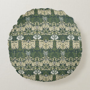 William Morris Vintage Kunst und Rose Rundes Kissen