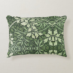 William Morris Vintage Laubwerk in Grüntönen Dekokissen