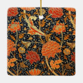 William Morris Vintage-Muster, Cray Keramikornament (Rückseite)