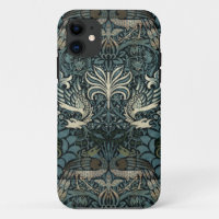 William Morris Vintage Pfau- und Drachenmuster