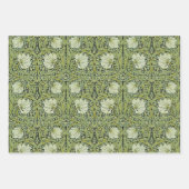 William Morris Vintage Pimpernel Blumenmuster Geschenkpapier Set (Vorderseite 2)