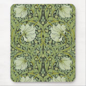 William Morris Vintage Pimpernel Blumenmuster Mousepad (Vorne)
