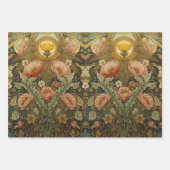 William Morris vintage Pimpernel Präraffaelit Geschenkpapier Set (Vorderseite)