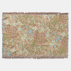 William Morris Vintage Pink Blau Weiß Grün Decke
