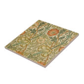 William Morris Vintage Rosa- und Rosenmuster Fliese (Seite)