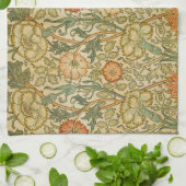 William Morris Vintage Rosa- und Rosenmuster Geschirrtuch (Gefaltet)