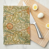 William Morris Vintage Rosa- und Rosenmuster Geschirrtuch (Viertel Falte)