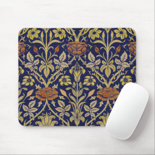 William Morris Vintage-Rosen- und Lilien-Blumenmus Mousepad
