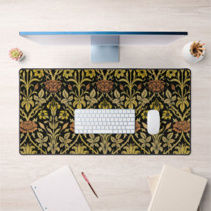 William Morris Vintage-Rosen- und Lilien-Blumenmus Schreibtischunterlage