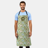 William Morris Vintage Schöllkraut-Muster Schürze (Getragen)