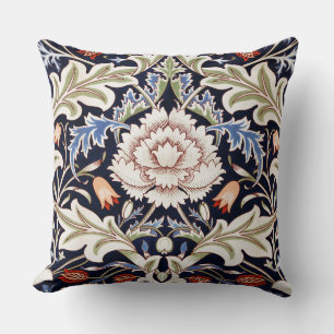 William Morris Vintage Severn Blaue Blumen Kissen