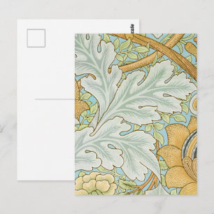 William Morris Vintage St James Akanthus-Design Postkarte