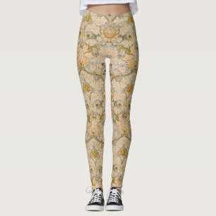 William Morris Vintage St James Akanthus Tapete Leggings