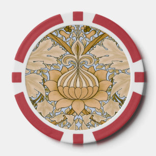 William Morris Vintage St James Akanthus Tapete Pokerchips