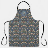 William Morris Vintage Strawberry Thief Muster Schürze (Vorderseite)