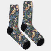 William Morris Vintage Strawberry Thief Muster Socken (Rechts)