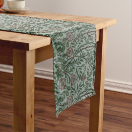 William Morris Vintage Sweet Briar Rosen Laub Großer Tischläufer