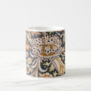 William Morris Vintage Trent Blaues Blumenmuster Kaffeetasse