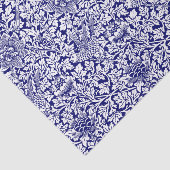 William Morris Vintage Vogel- und Anemonenmuster Seidenpapier (Ausschnitt)
