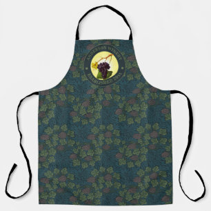 William Morris Vintage-Weintrauben-Muster Schürze